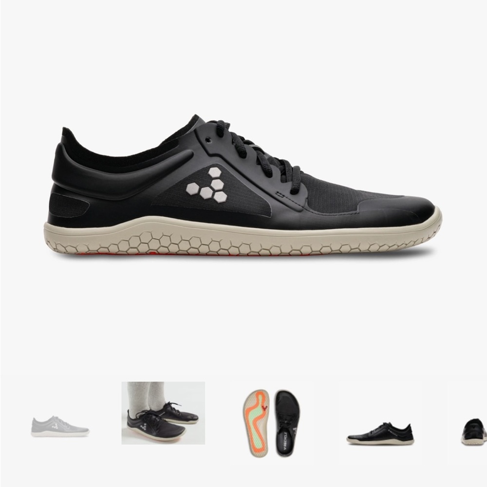 Vivobarefoot Waterproof Black Minimalist Athletic Shoes